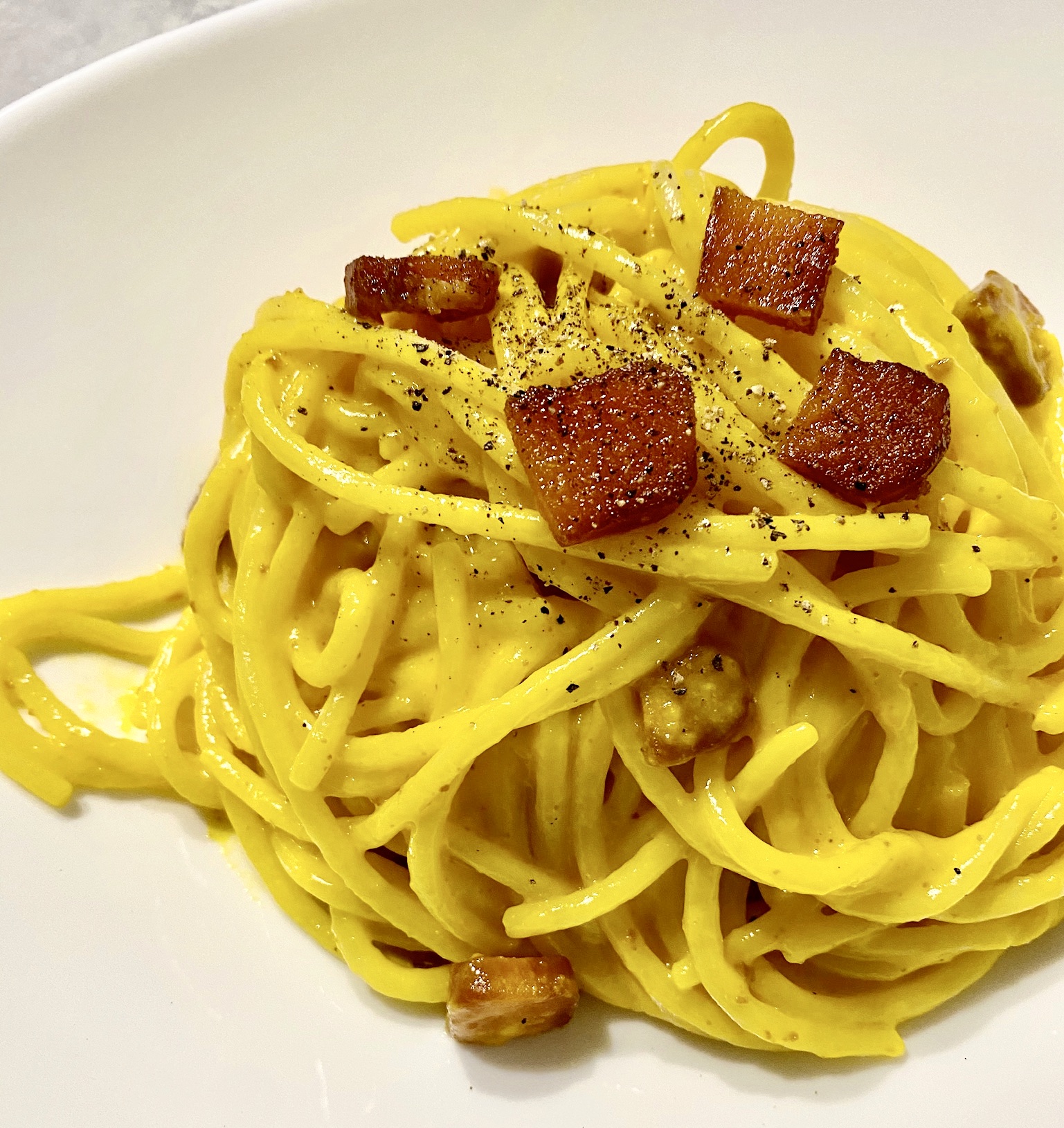 Carbonara bottarga Sardegna Cabras Gustiamo fish