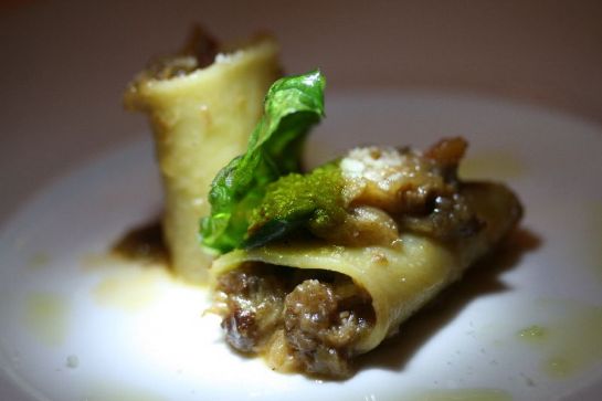 Paccheri alla Genovese Paccheri alla Genovese