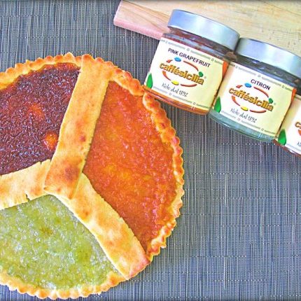 Tris-Crostata-caffe sicilia jam marmalade