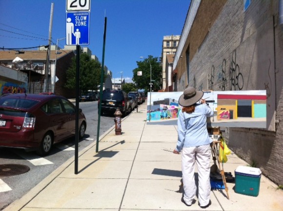 Valeri painting near Gustiamo