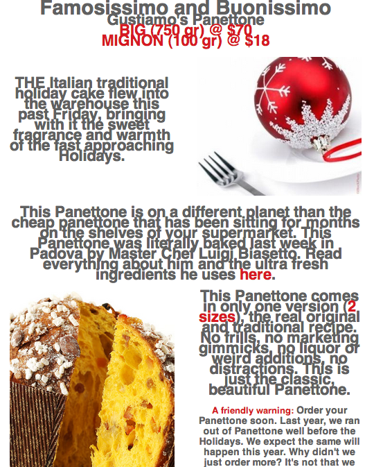 Christmas Panettone