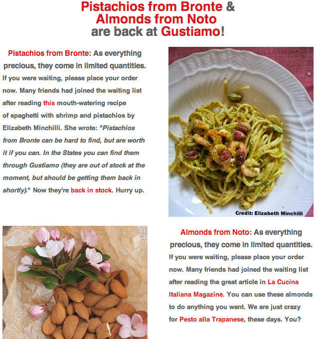 Gustiamo Almonds and Pistachios