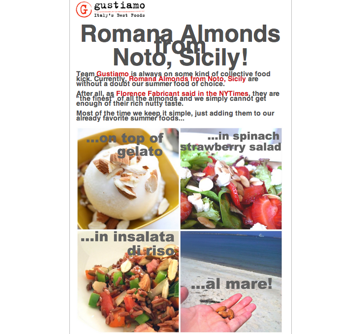 Gustiamo almonds