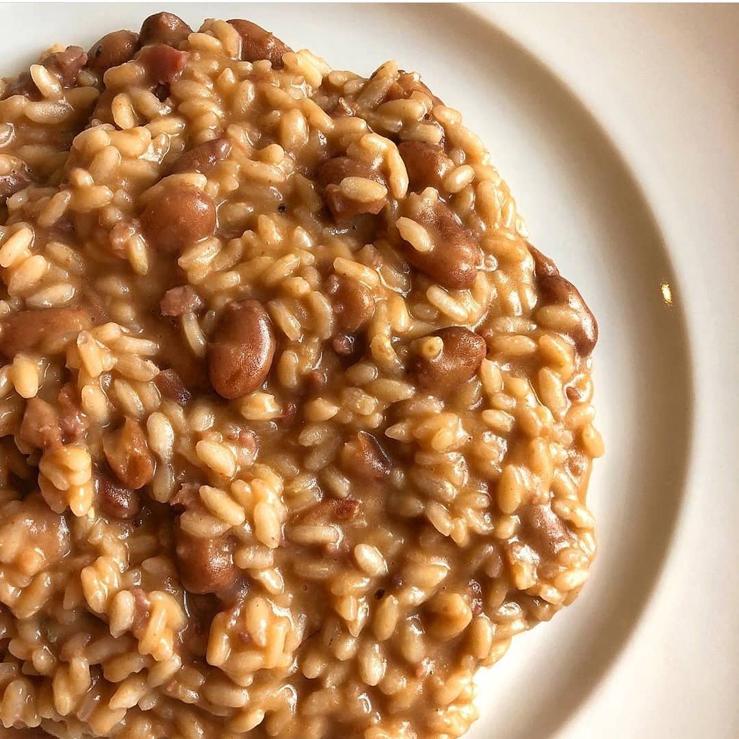 Risotto borlotti bio alberti beans gustiamo umbria