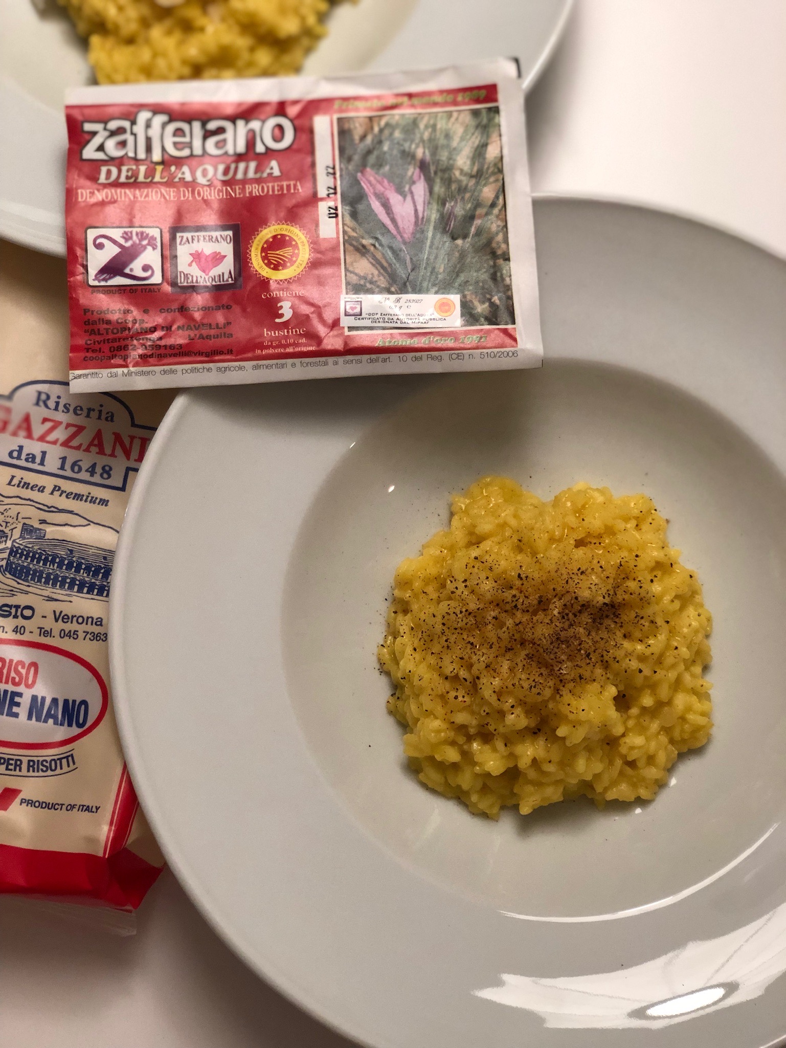 cooking recipe italian risotto carnali saffron vacche rosse traditional balsamic vinegar modena comfort food