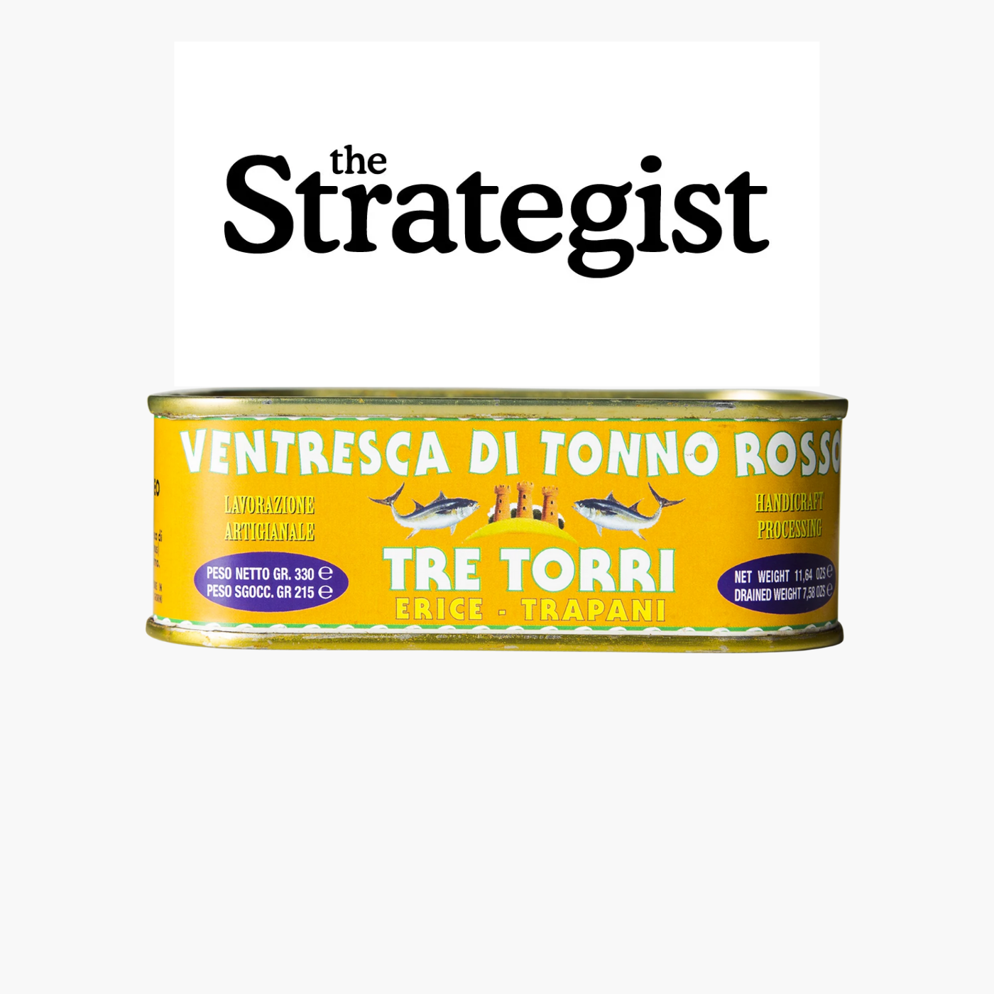 Strategist christmas gift tinned Tuna