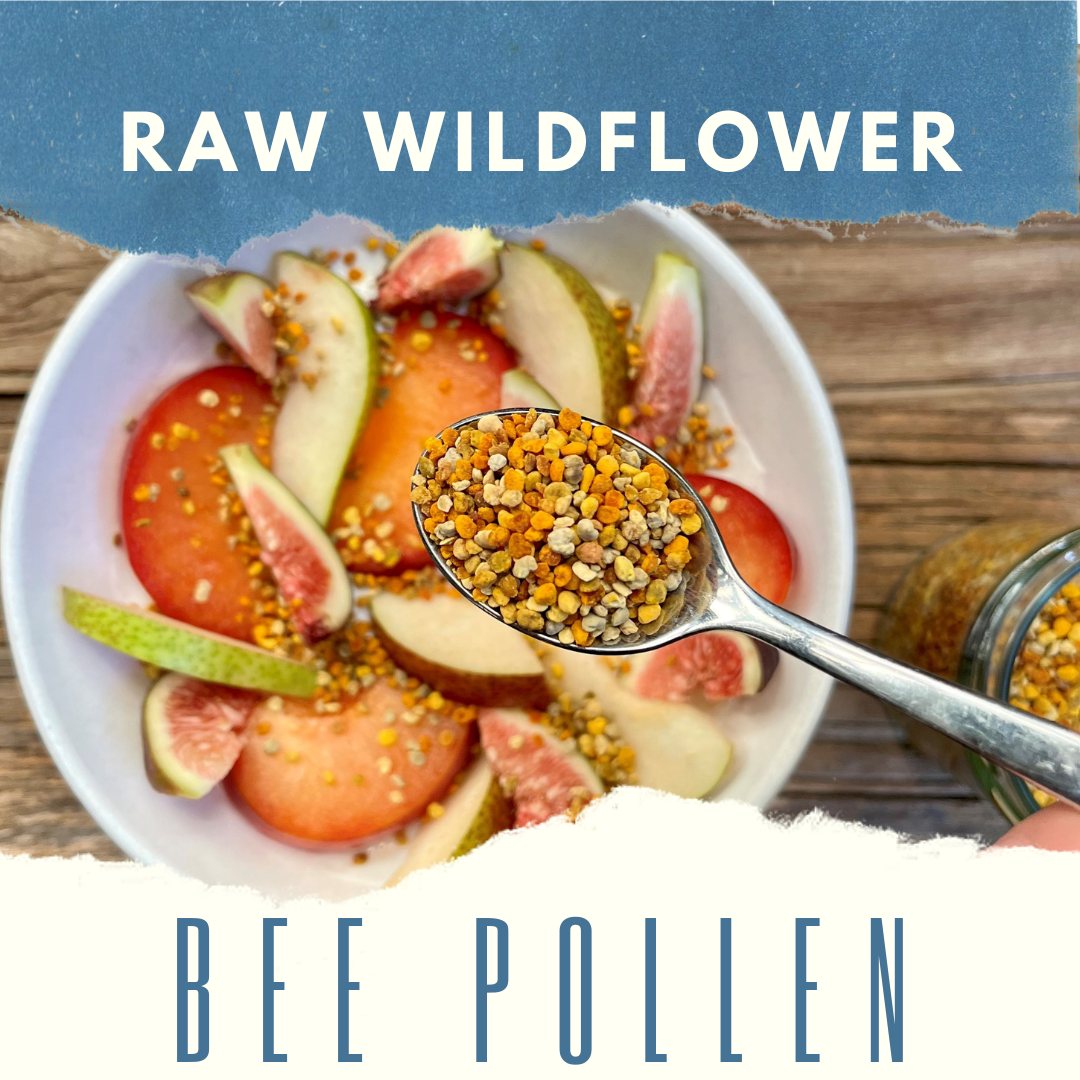 raw wildflower organic bee pollen from sardegna