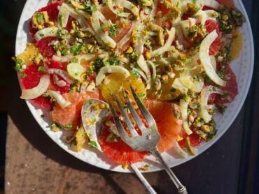 citrus castelvetrano salad