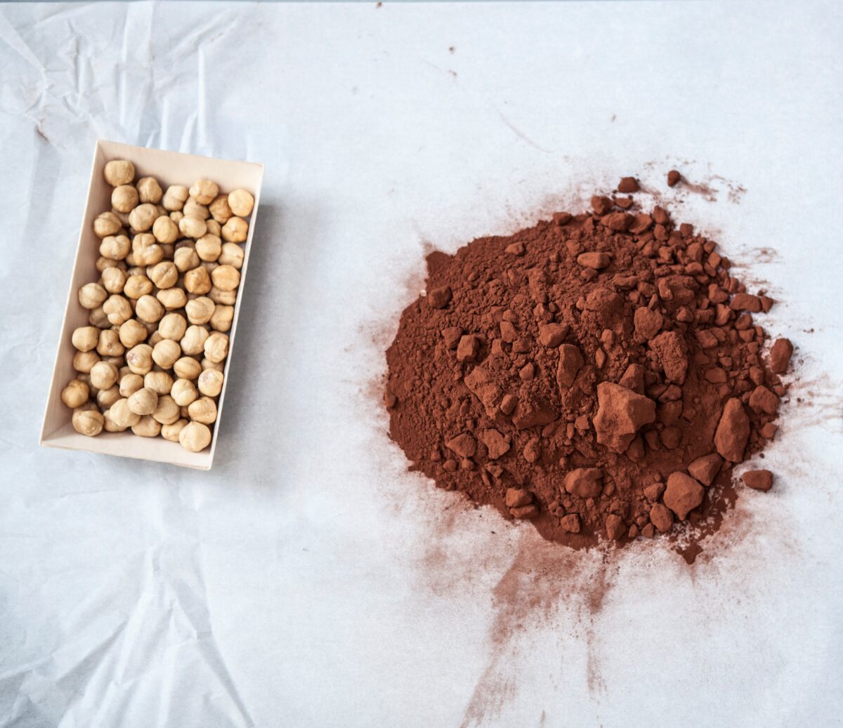 gianduja chocolate and hazelnut