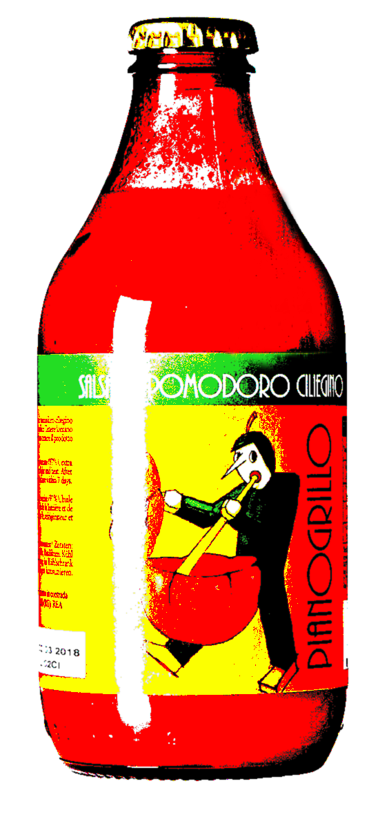Pianogrillo sauce pop art Campell Rao's