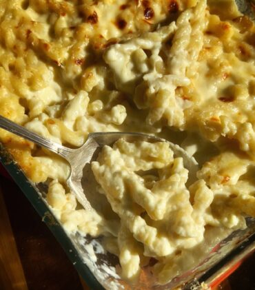 baked parmigiano Mac and cheese