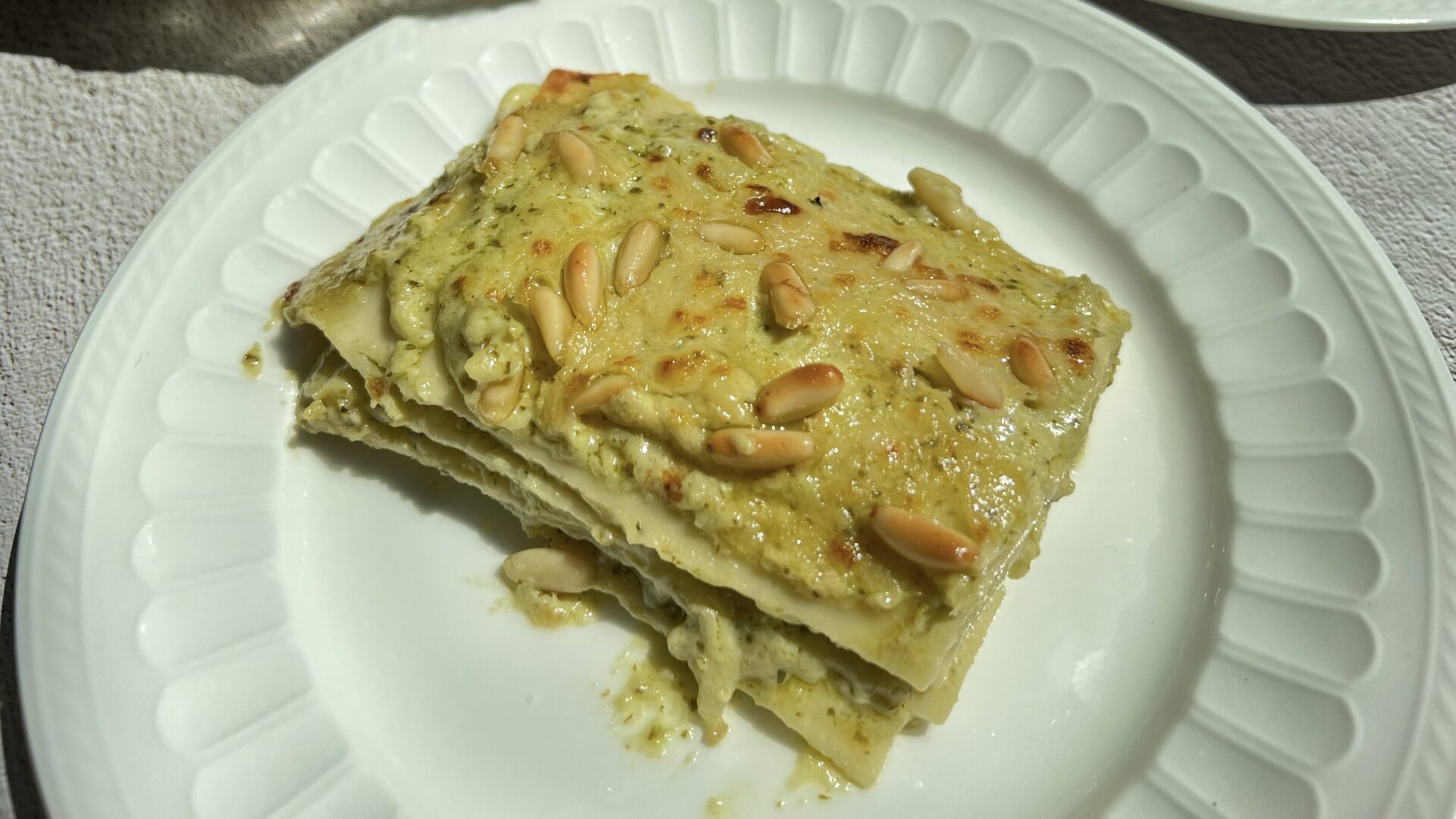 roberto panizza pesto lasagna pasta faella