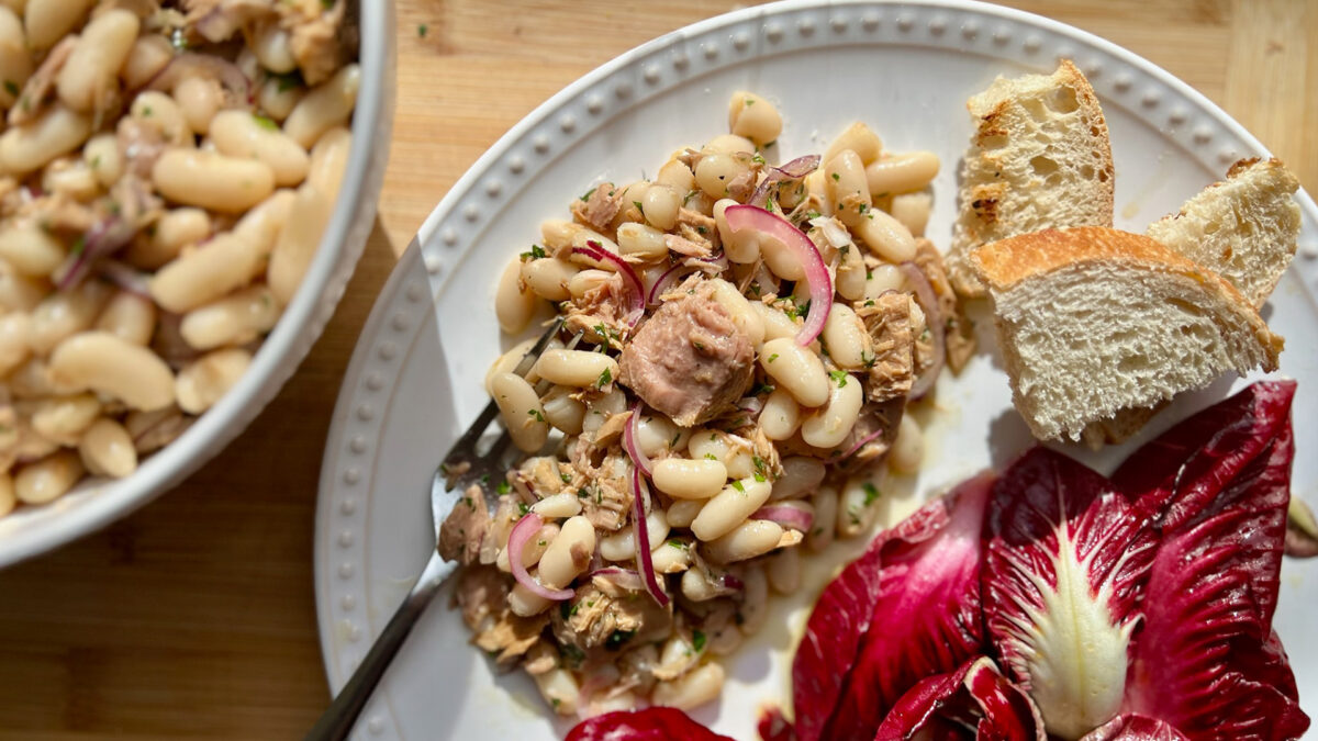 italian bluefin tuna cannellini bean salad