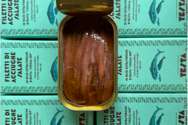 tinned anchovies from sicily in extra virgin olive oil